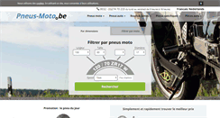 Desktop Screenshot of pneus-moto.be