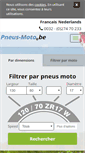 Mobile Screenshot of pneus-moto.be