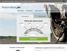 Tablet Screenshot of pneus-moto.be